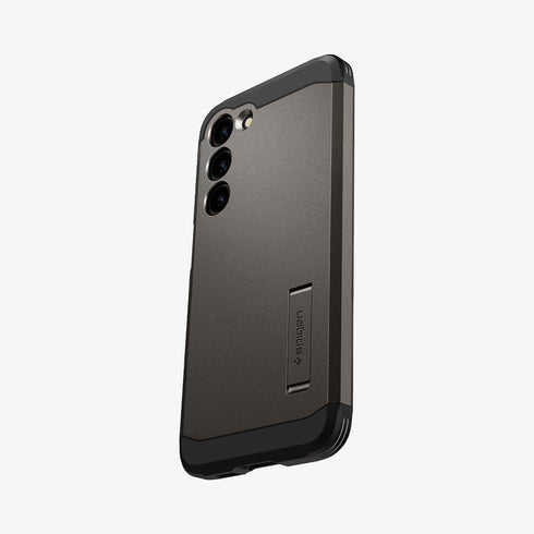 ACS05623 - Galaxy S23 Ultra Case Tough Armor in black showing the back